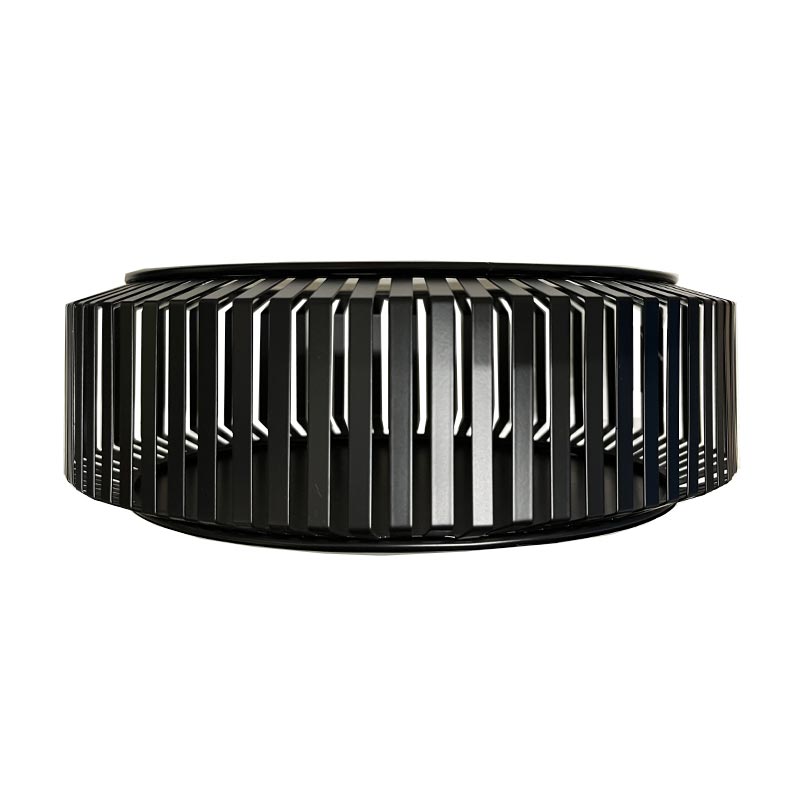 Viki Large Black Metal Bowl by Boltze