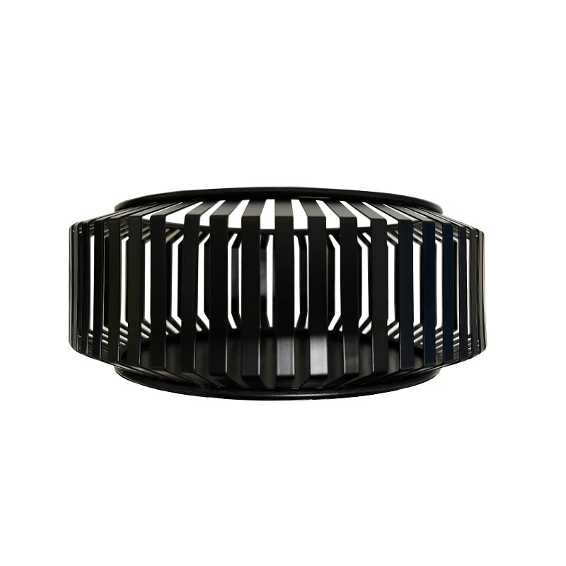 Viki Small Black Metal Bowl by Boltze