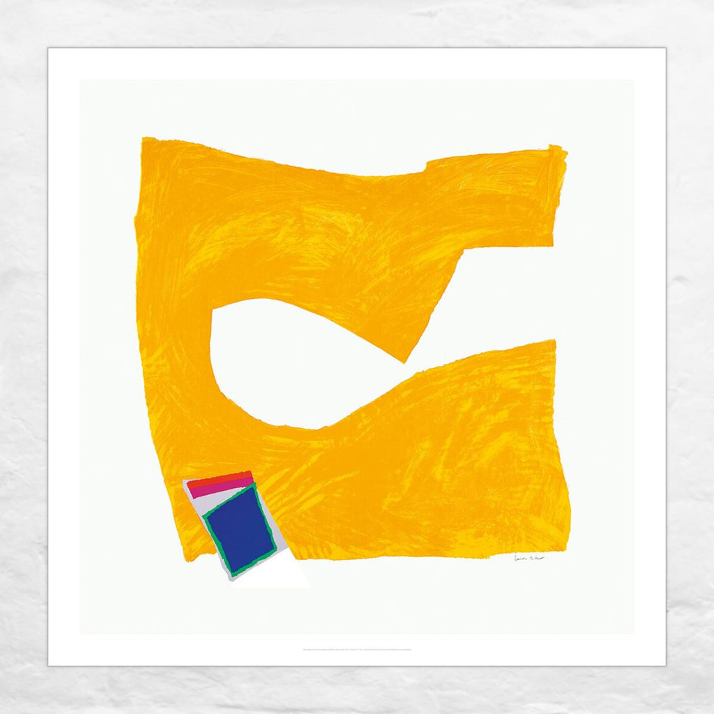 Inside Story (Yellow) 1991-92 poster by Sandra Blow RA