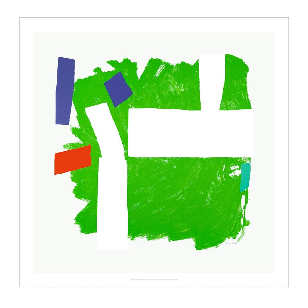 Split Second (Green) 1991-92 poster by Sandra Blow RA