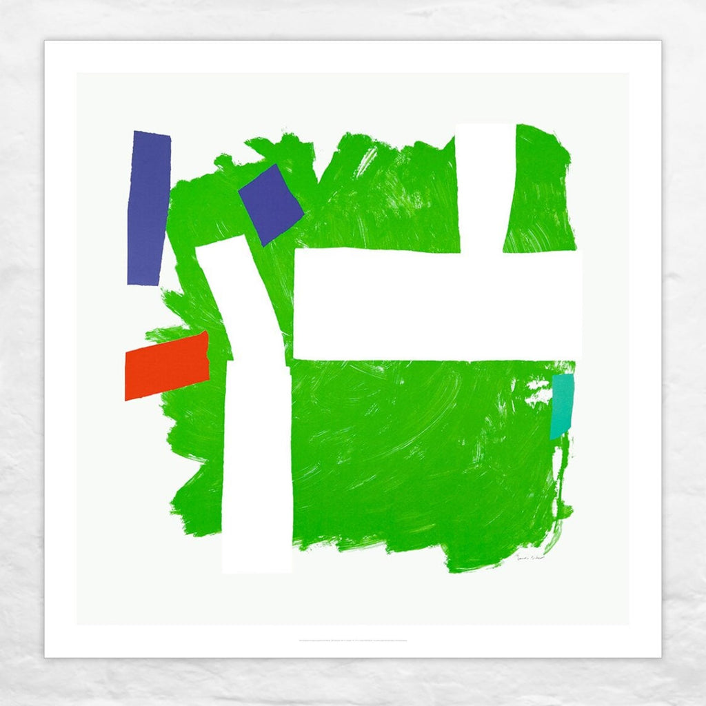 Split Second (Green) 1991-92 poster by Sandra Blow RA