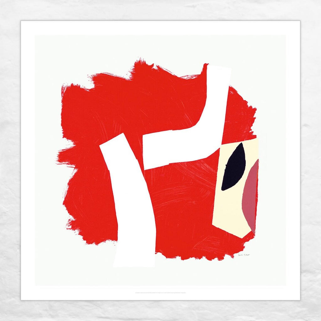 Through and Beyond (Red) 1991-92 poster by Sandra Blow RA