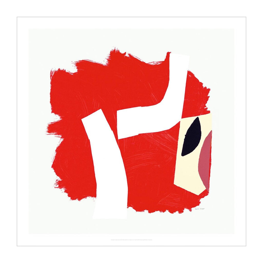 Through and Beyond (Red) 1991-92 poster by Sandra Blow RA