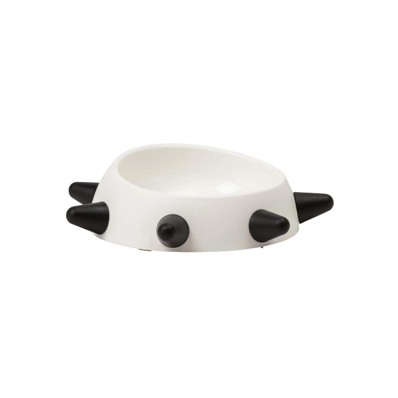 "BOSS" Dog Bowl - White- by United Pets