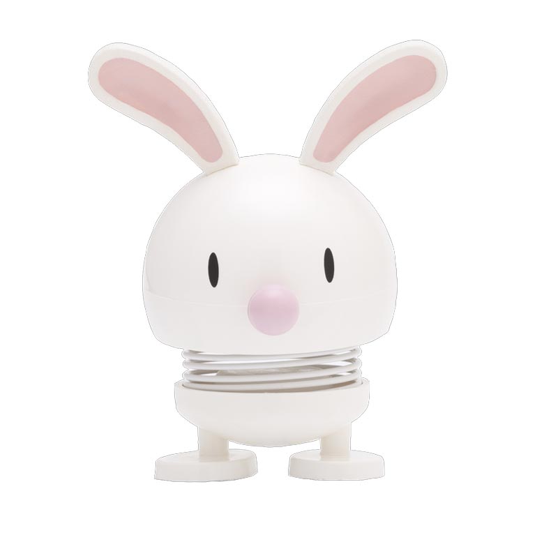 Hoptimist Bunny - White