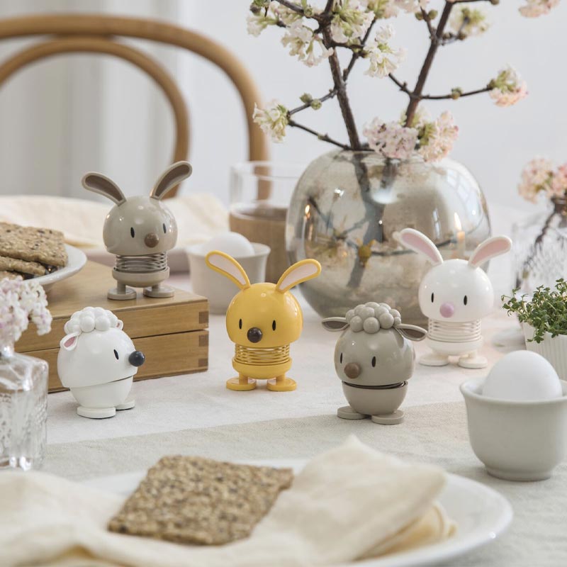 Hoptimist Bunny - White
