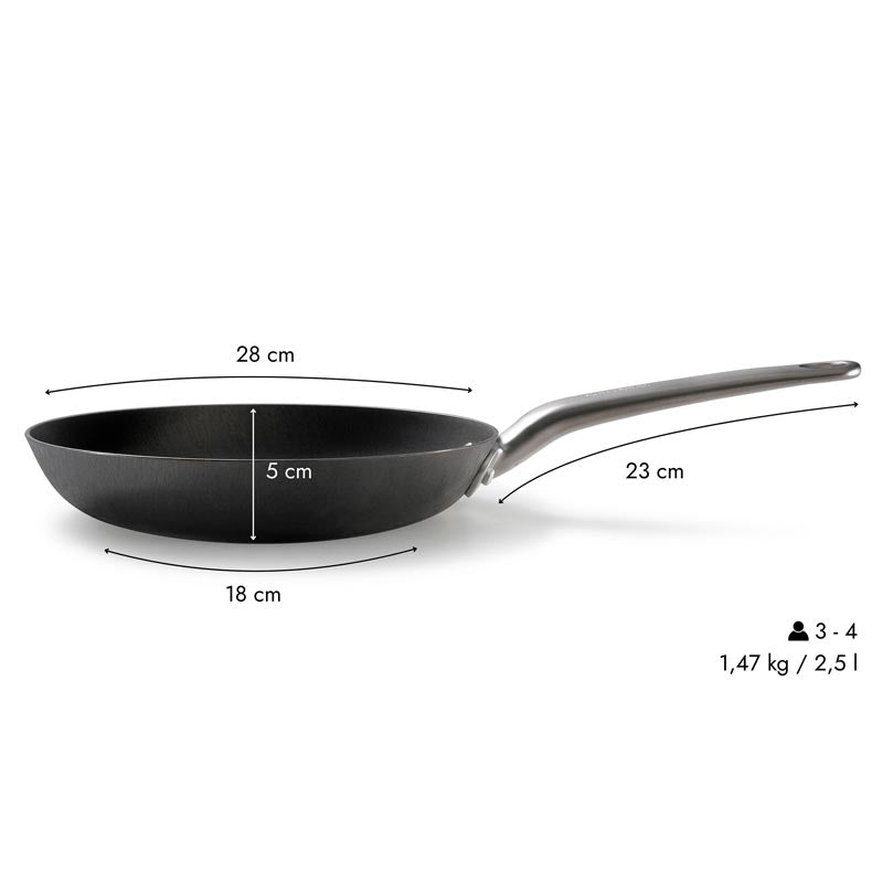 Skottsberg Cast Iron Frying Pan - 28cm