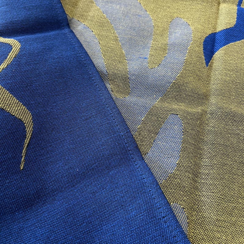 "Composition fond bleu" Tea Towel (Matisse), by Moutet Tissage