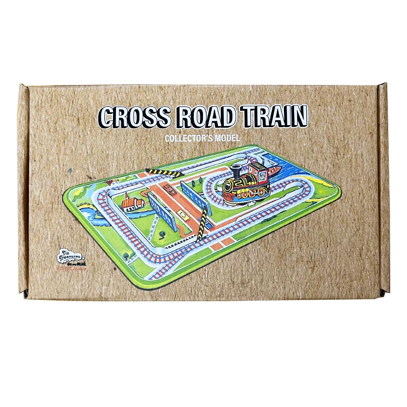 Wind up magic cross road train
