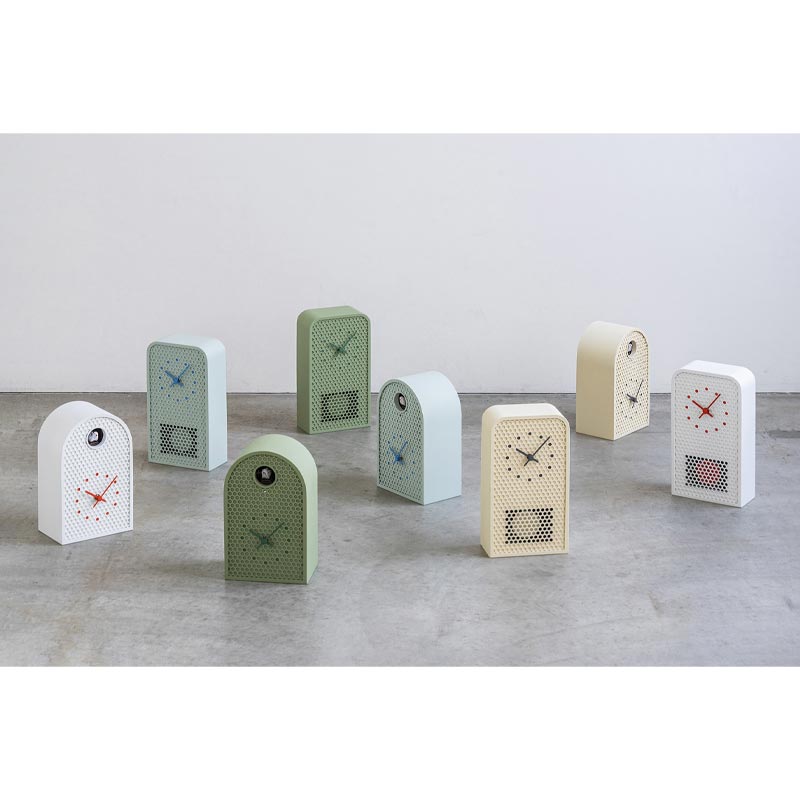 Lemnos COO Cuckoo Wall Clock - Mint Blue - des. Ryosuke Fukusada