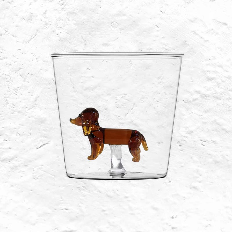 Dachshund Tumbler - des. Alessandra Baldereschi for Ichendorf Milano