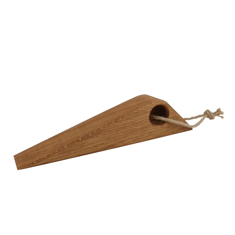 Oak wood door stop by Burstenhaus Redecker