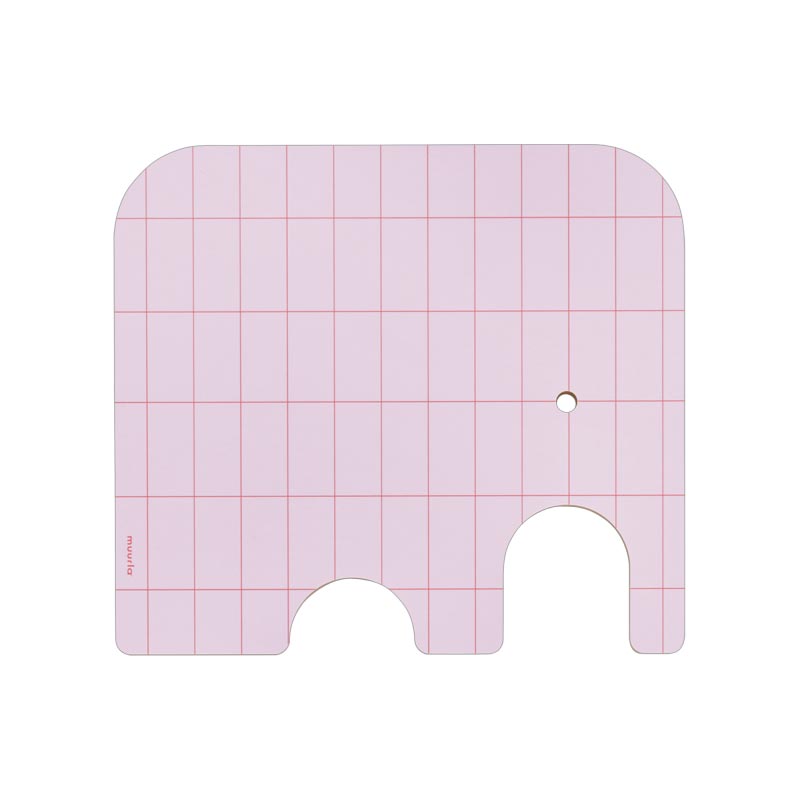 Elephant Chop & Serve Board - Medium 28 x 25 cm - Pink - by Muurla