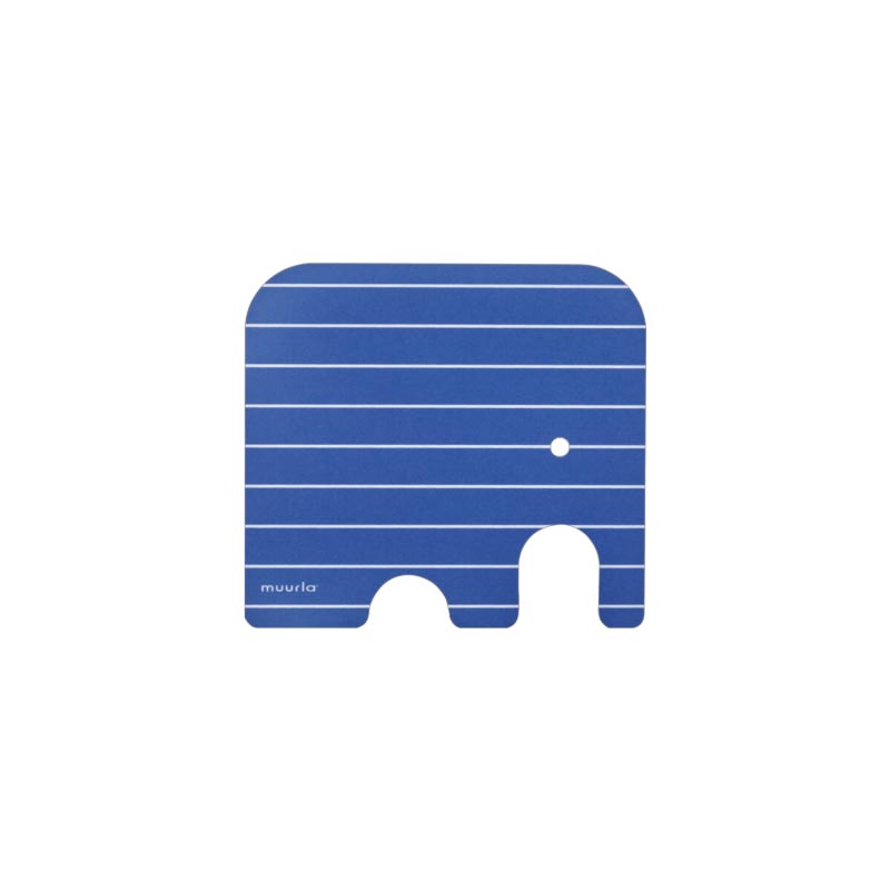 Elephant Coaster Blue - by Muurla