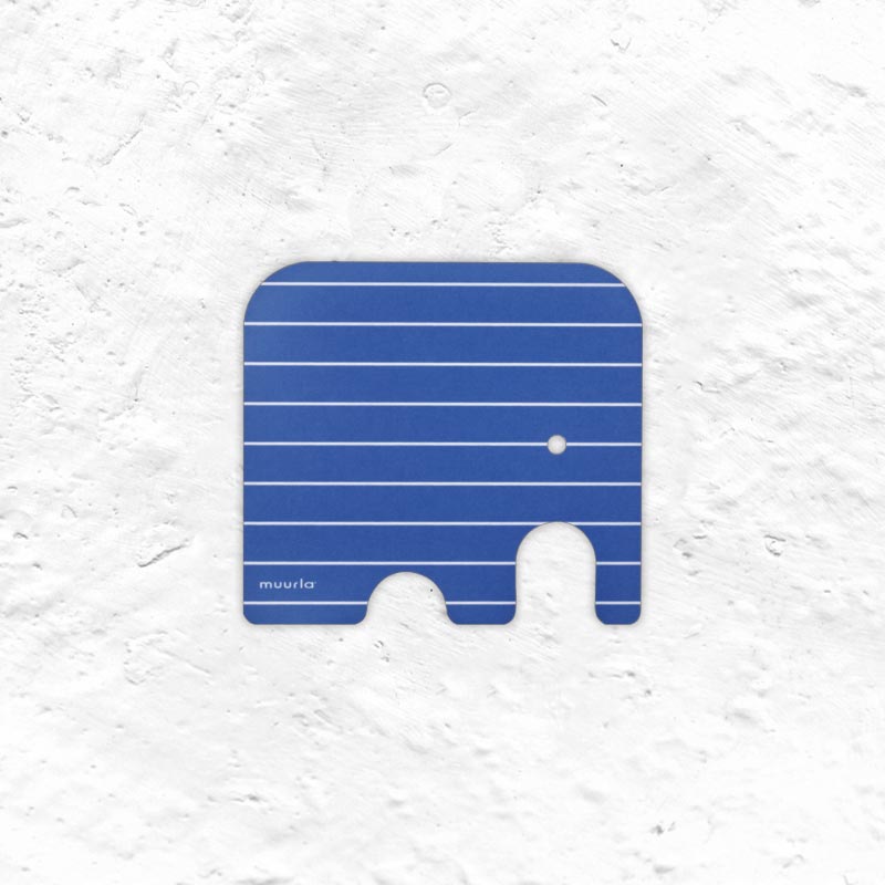 Elephant Coaster Blue - by Muurla