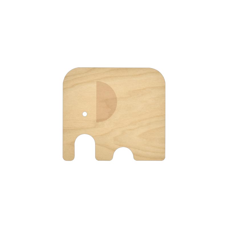 Elephant Coaster Pink - by Muurla