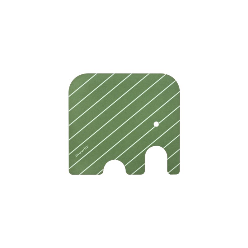 Elephant Coaster Green - by Muurla