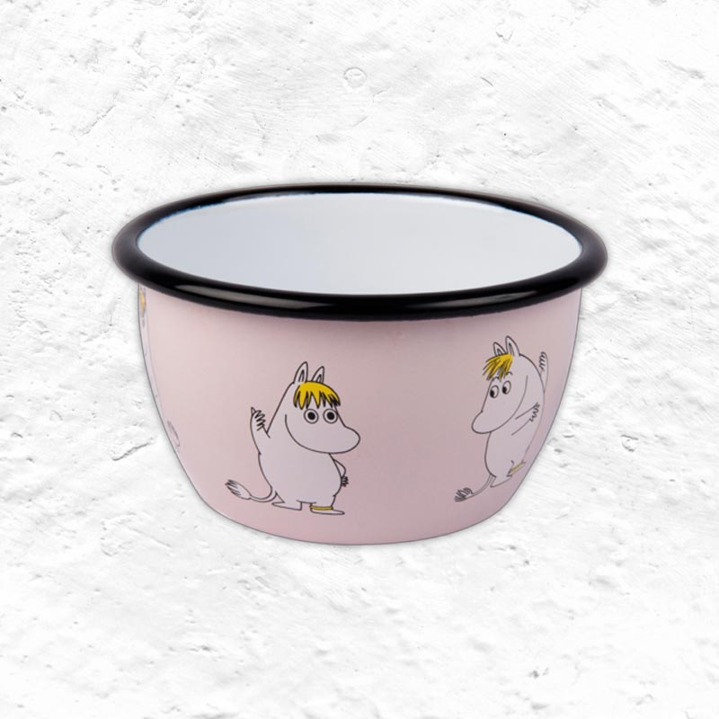 Moomin Enamel Bowl - Snorkmaiden Retro - by Muurla