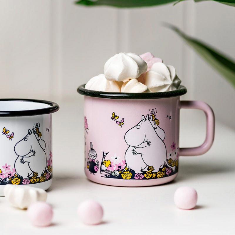Moomin Enamel Mug - Hug - by Muurla