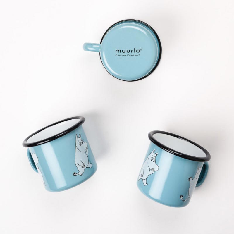 Moomin Enamel Mug - Moomin Retro - by Muurla