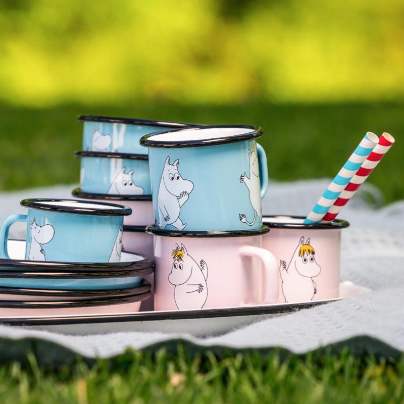 Moomin Enamel Mug - Moomin Retro - by Muurla