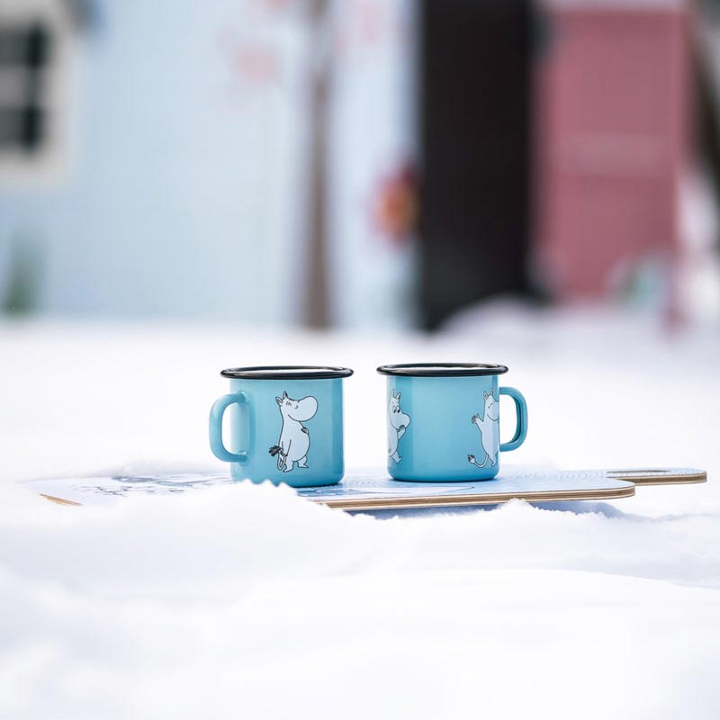 Moomin Enamel Mug - Moomin Retro - by Muurla
