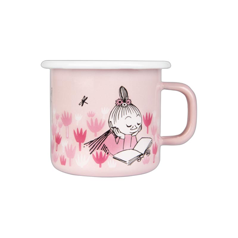 Moomin Enamel Mug - In the garden, girls - by Muurla