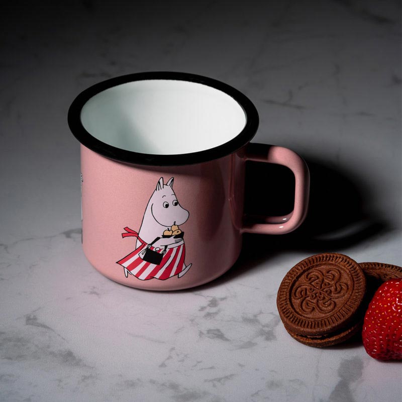 Moomin Enamel Mug - Moomin Mamma Retro - by Muurla