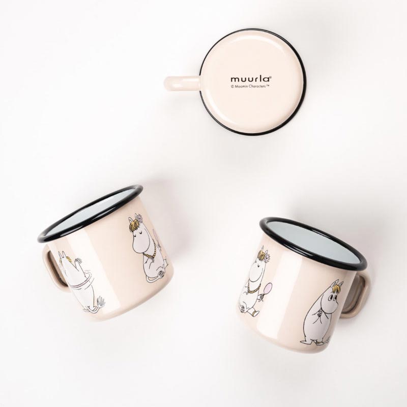 Moomin Enamel Mug - Snorkmaiden Retro - by Muurla