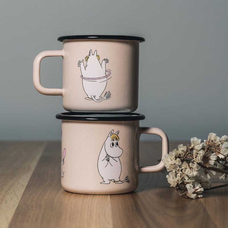 Moomin Enamel Mug - Snorkmaiden Retro - by Muurla