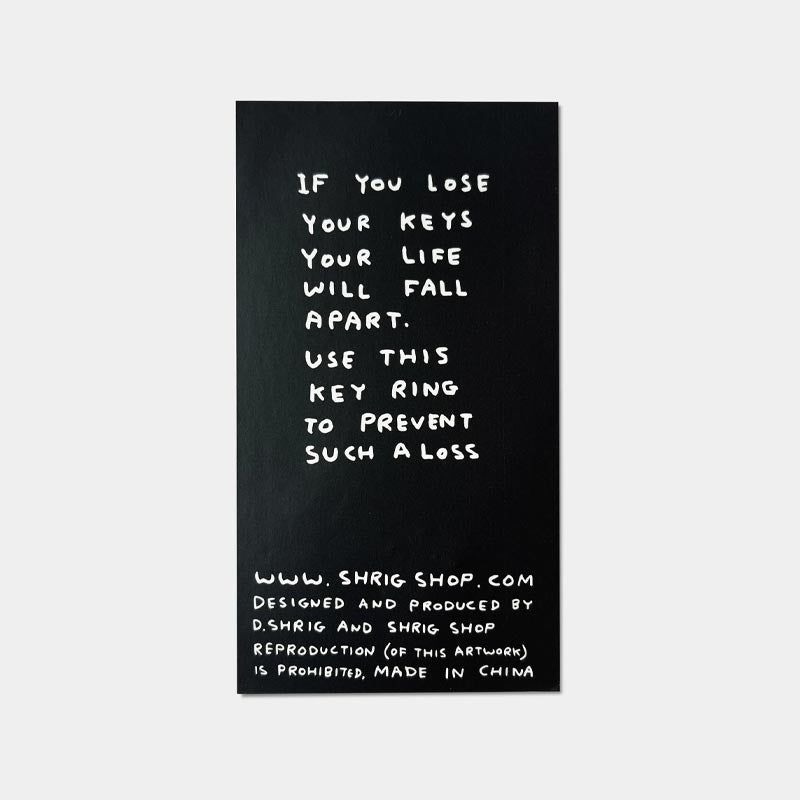 Everything Is Good - keyring by David Shrigley