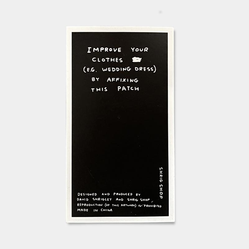 Everything Is Good - fabric patch by David Shrigley