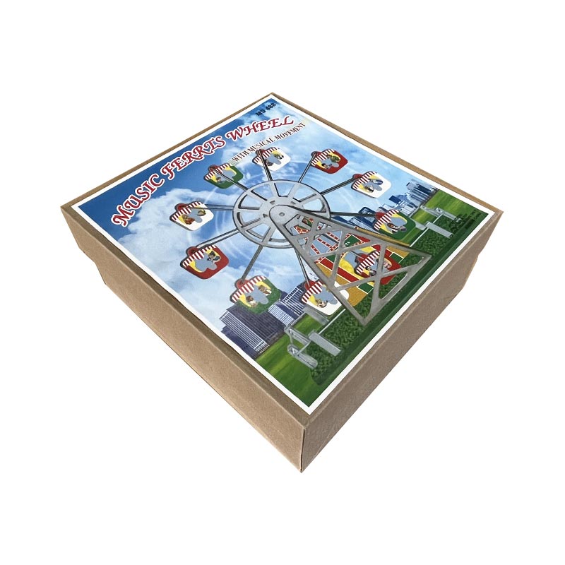 Wind-Up Ferris Wheel with Integrated Music Box, by Walter & Prediger