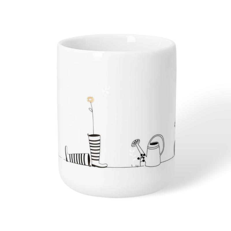 Porcelain mug - garden, by Räder
