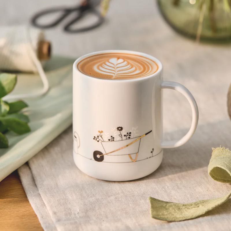 Porcelain mug - garden, by Räder