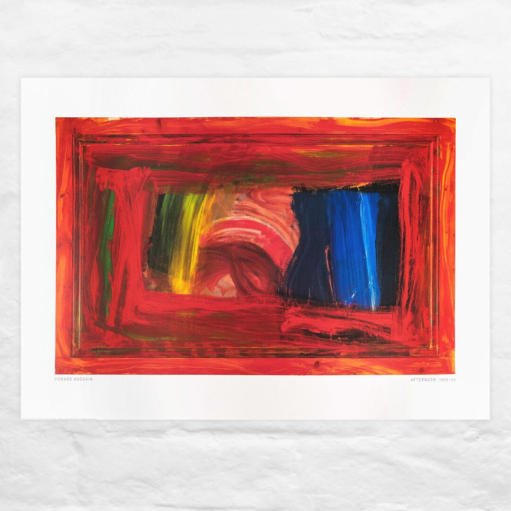 Afternoon, 1998-99 poster by Howard Hodgkin