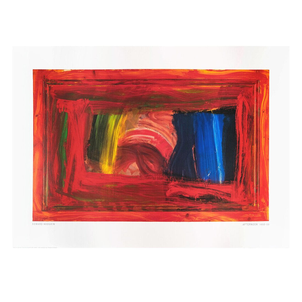 Afternoon, 1998-99 poster by Howard Hodgkin