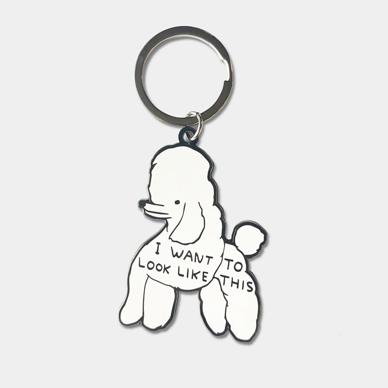 I Want To Look Like This - keyring by David Shrigley