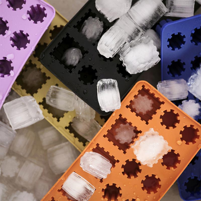 Singles Ice Cube Tray - Apricot - by Zone Denmark