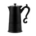 Lady Anne 4 Cup Black Coffee Pot des. Lara Caffi for knIndustrie