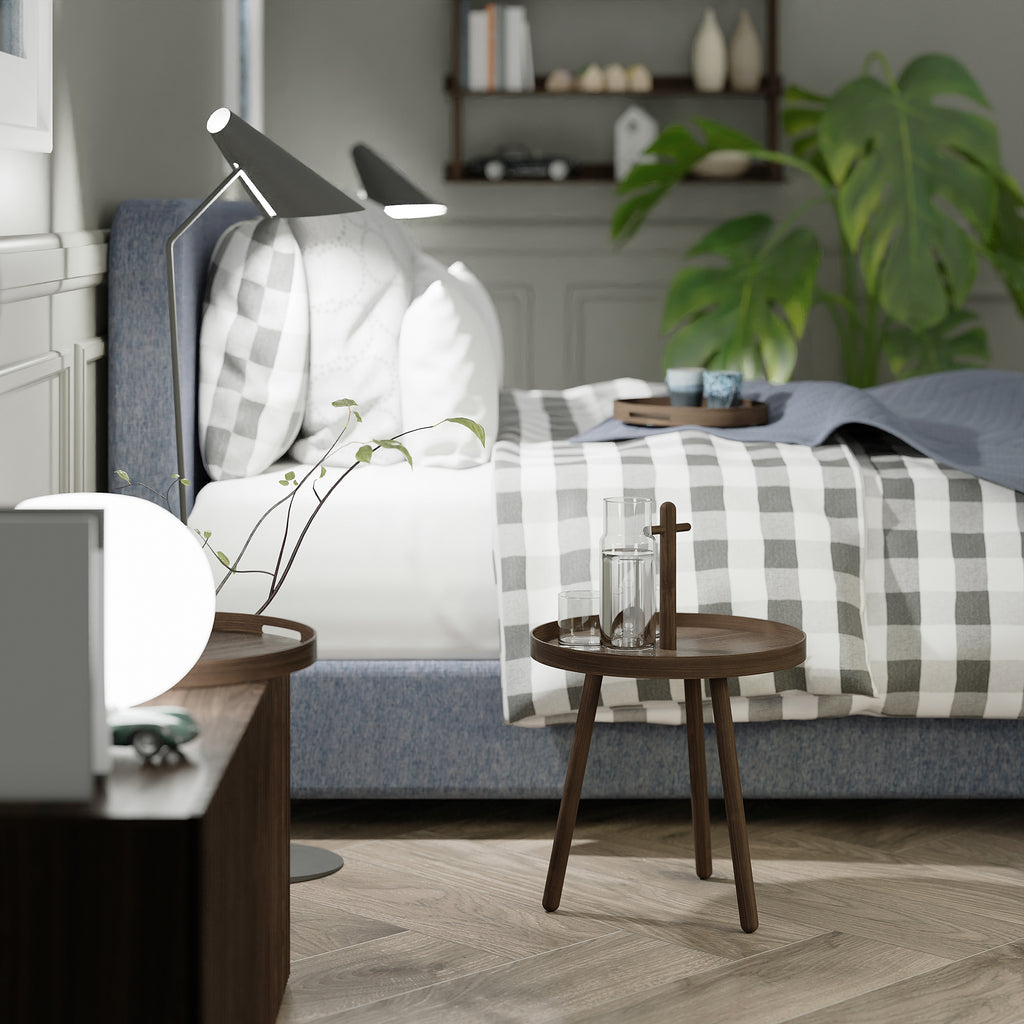 Pick me up side table - Walnut - des. Lincoln Rivers for Wireworkd