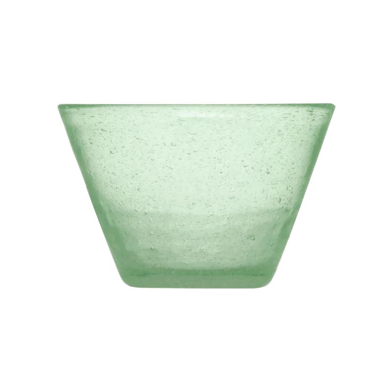 Memento Small Glass Bowl - Jade -by Serafino Zani