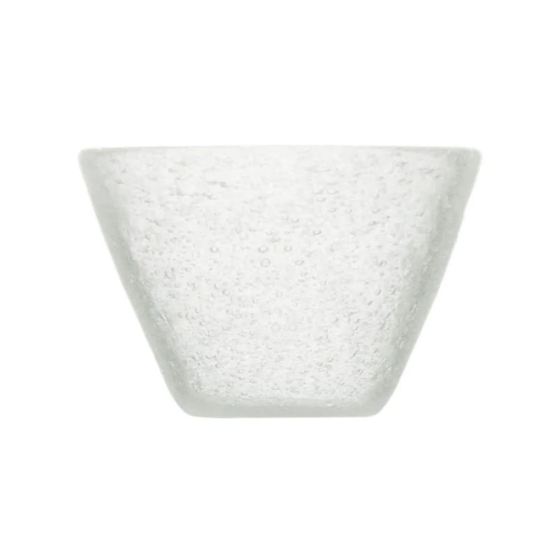 Memento Small Glass Bowl - White - by Serafino Zani