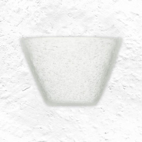 Memento Small Glass Bowl - White - by Serafino Zani