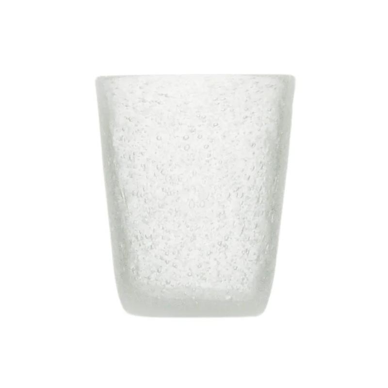 Memento Glass Tumbler - White - by Serafino Zani