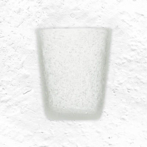 Memento Glass Tumbler - White - by Serafino Zani