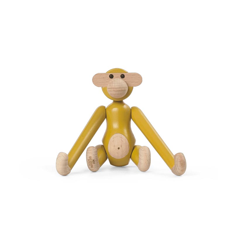 Kay Bojesen Monkey - Mini, Vintage Yellow