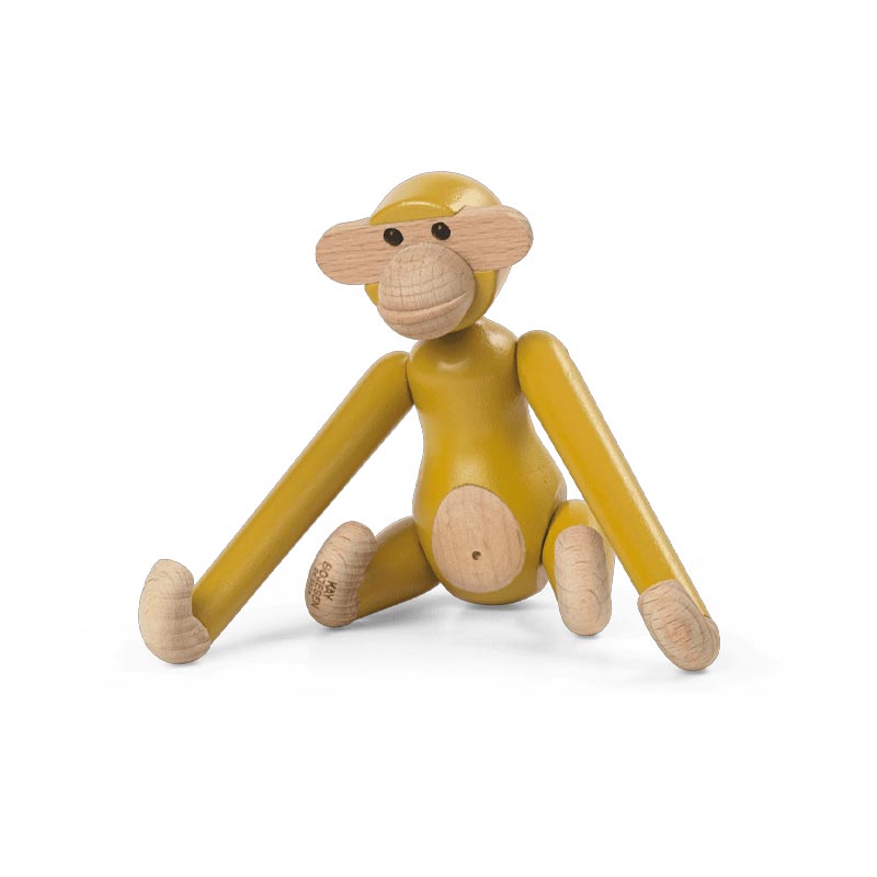 Kay Bojesen Monkey - Mini, Vintage Yellow