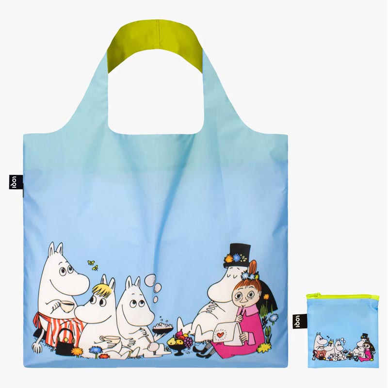 LOQI Foldaway Shopping Bag - Moomin - Family