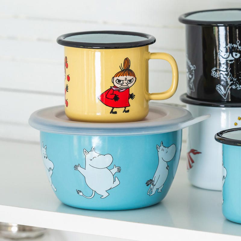 Moomin Enamel Bowl - Moomin Retro - by Muurla